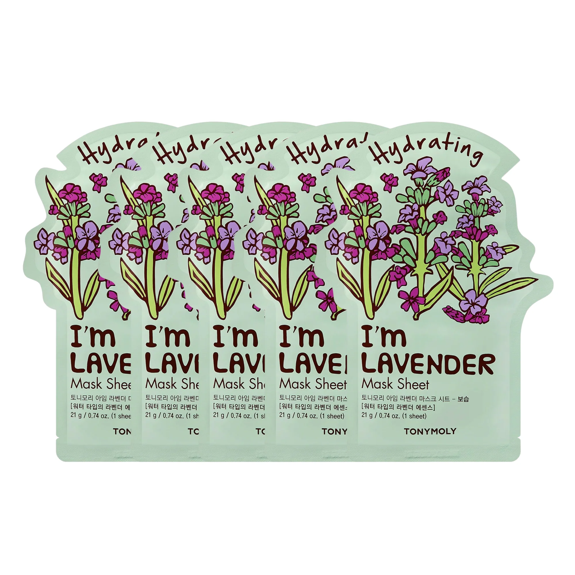 I Am Lavender Sheet Mask 5-Pack