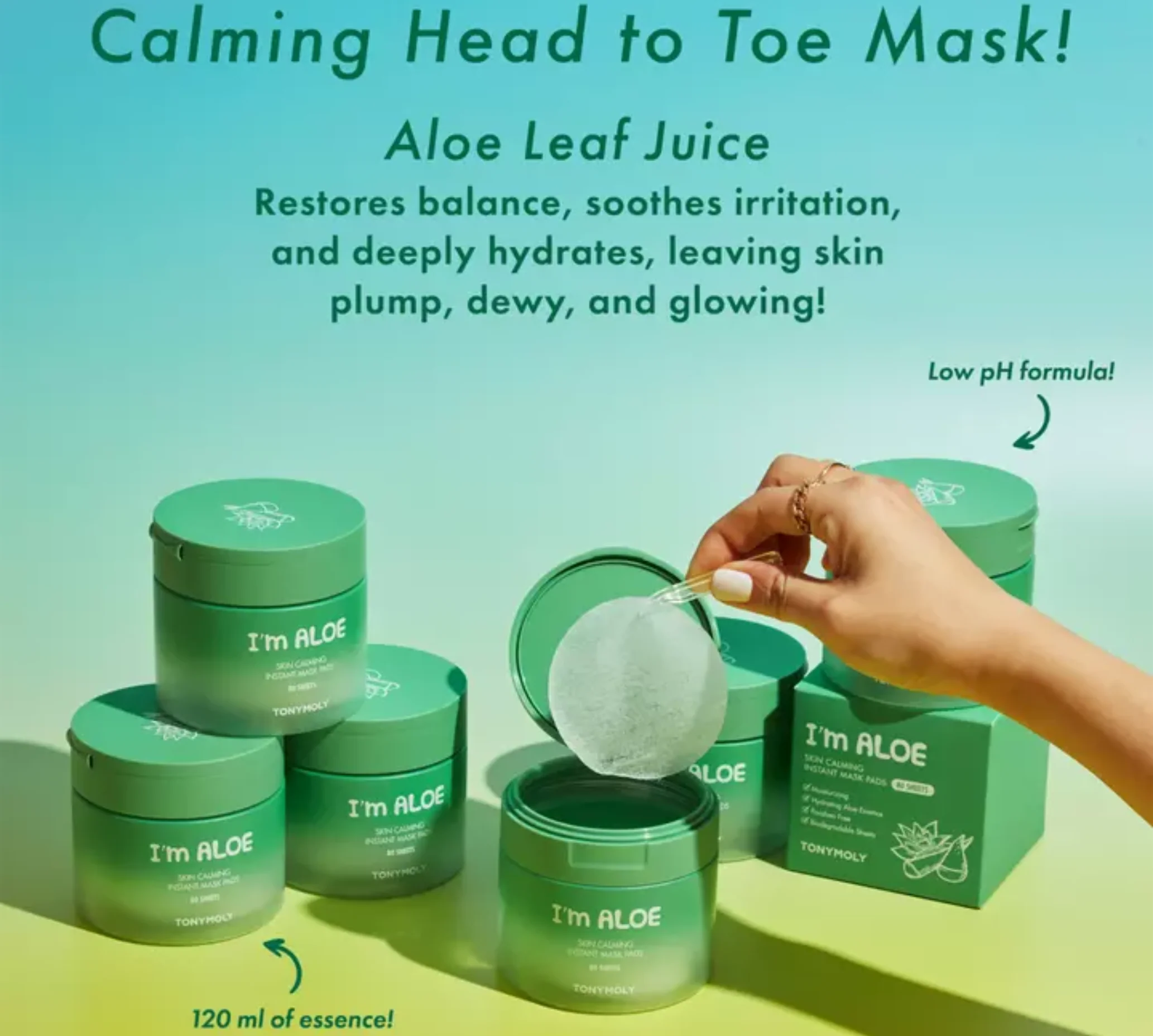 I'm Aloe Skin Calming Instant Mask Pads - Image 3