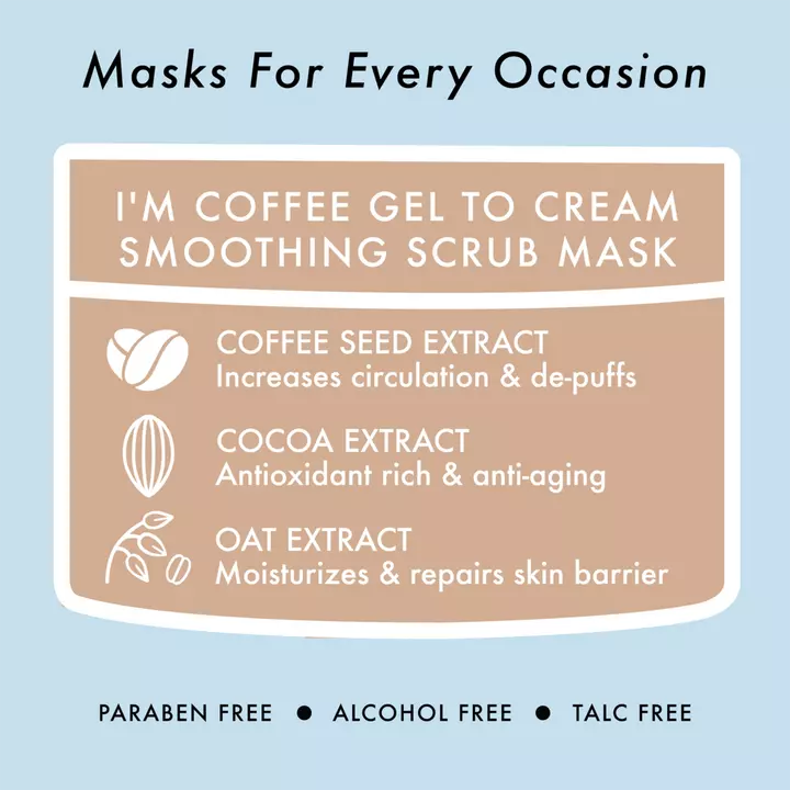 I'm Coffee Gel To Cream Smoothing Scrub Mask - Image 5