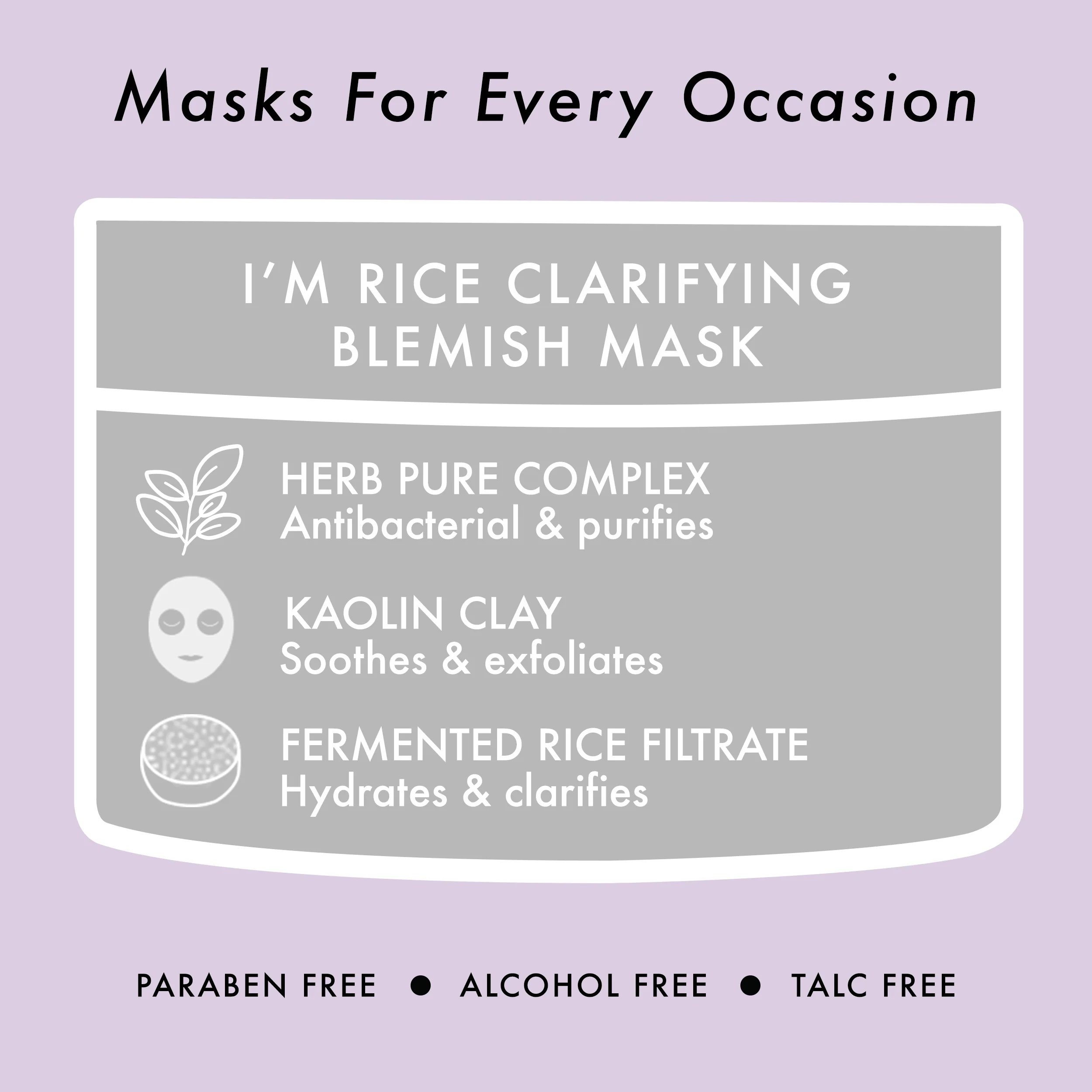 I'm Rice Kaolin Clay Pore Mask - Image 6