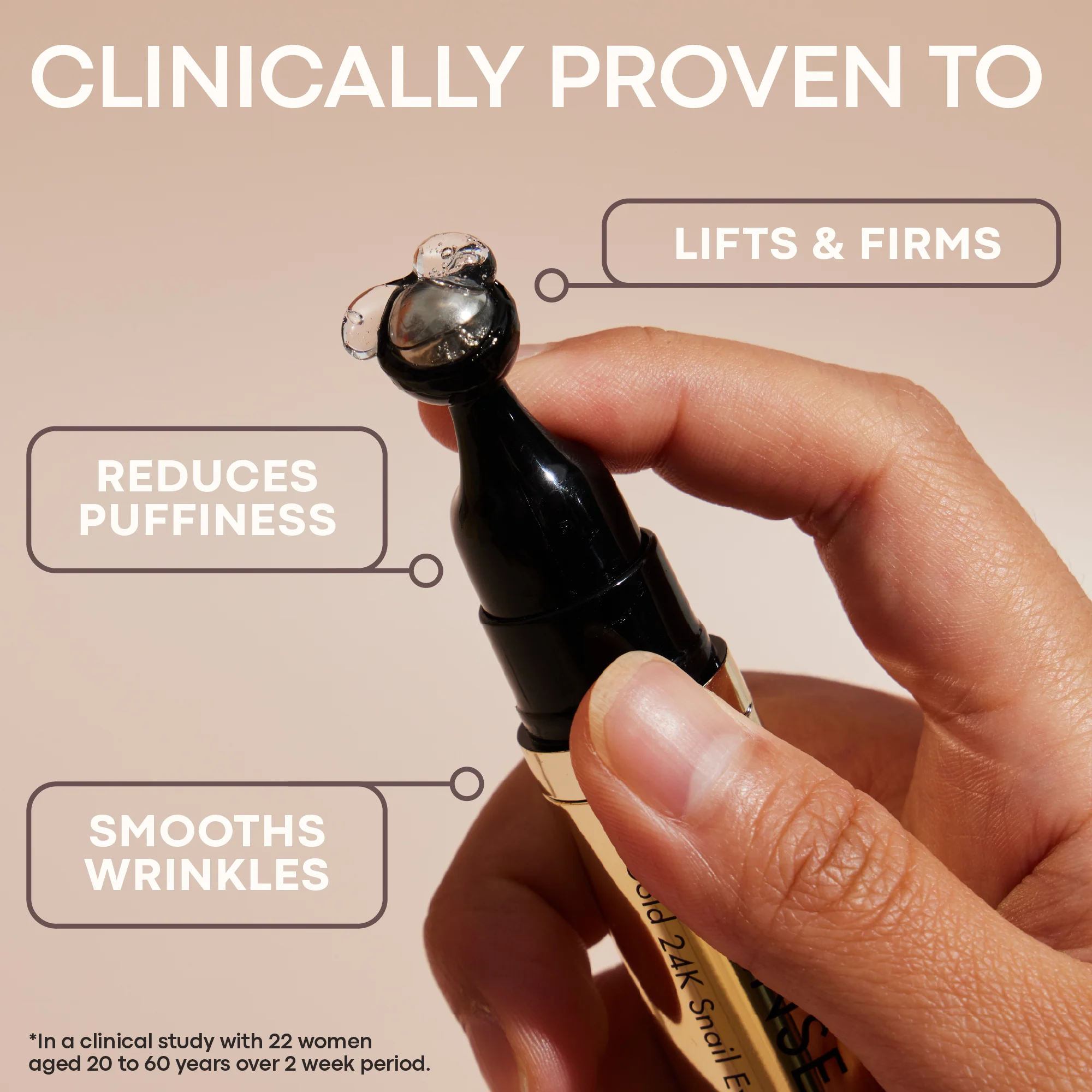 Intense Care Gold 24K Snail Eye Serum - Image 3