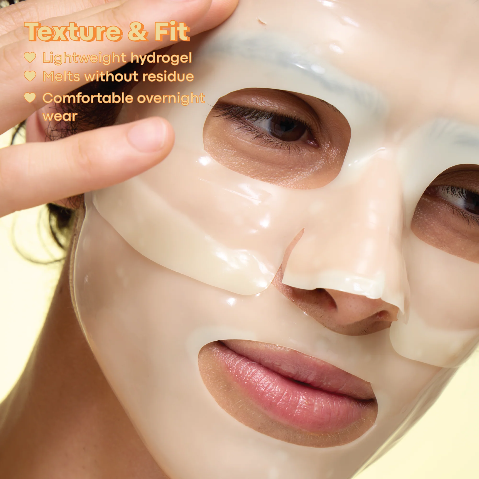 Vitamin C & Rice Essence Glowy Melt Mask - Image 4