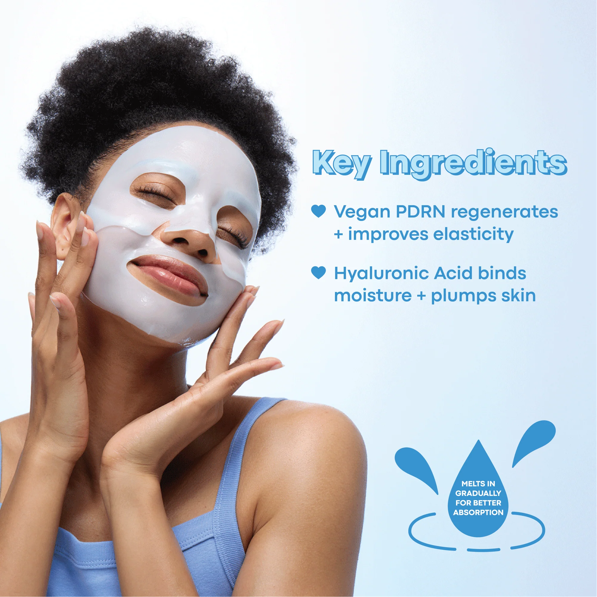 Vegan PDRN Hydrating Melt Mask - Image 4