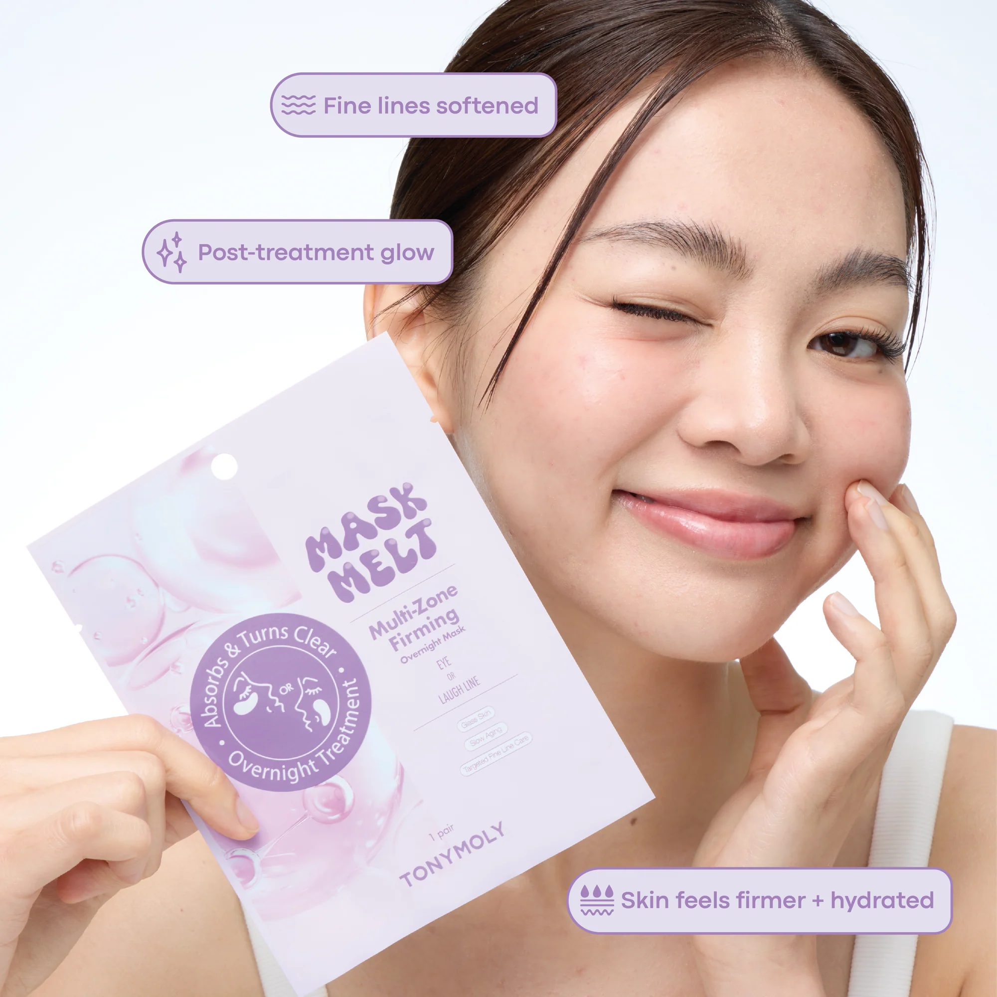 Peptide Eye & Smile Line Collagen Melt Mask - Image 5