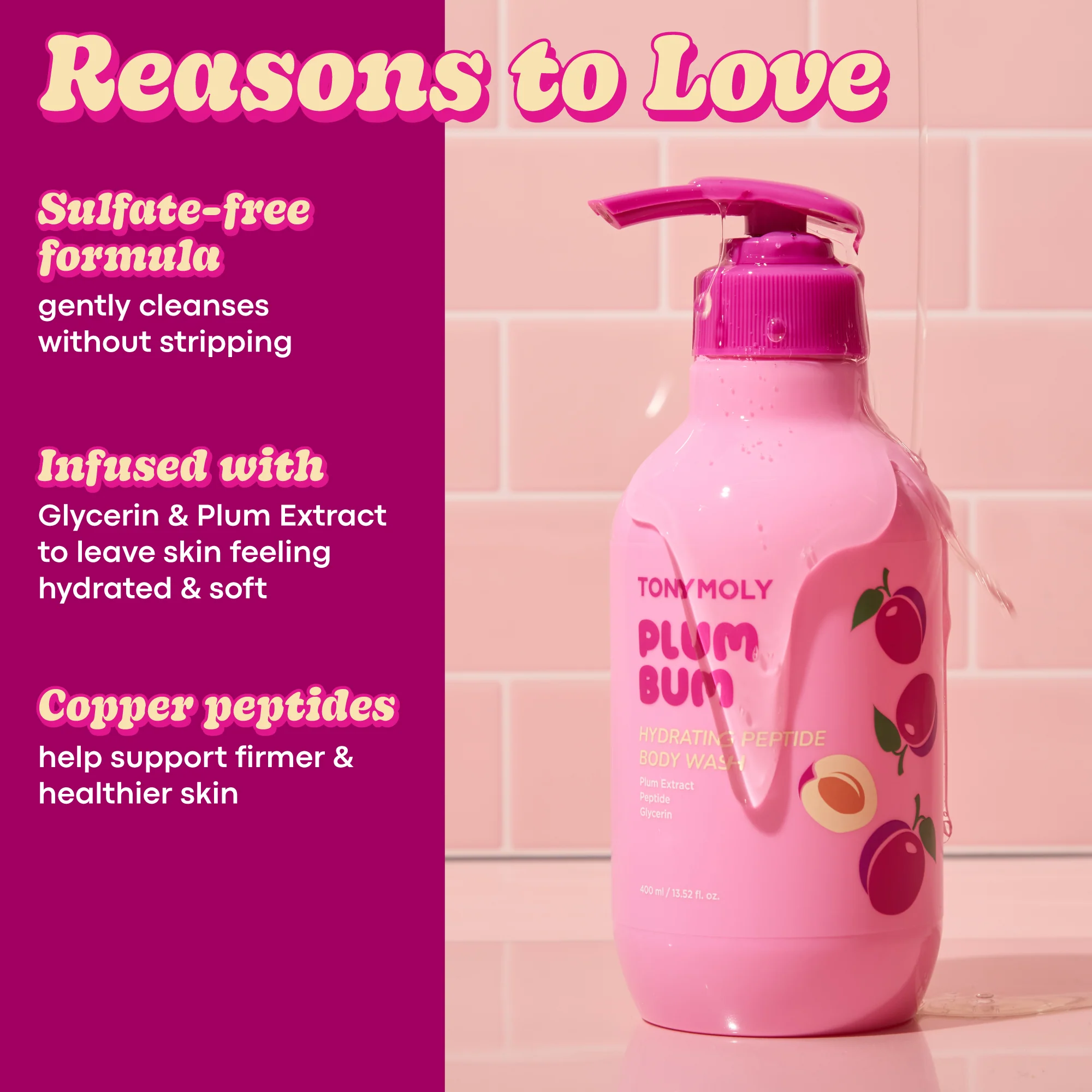 Plum Bum Hydrating Peptide Body Wash - Image 4