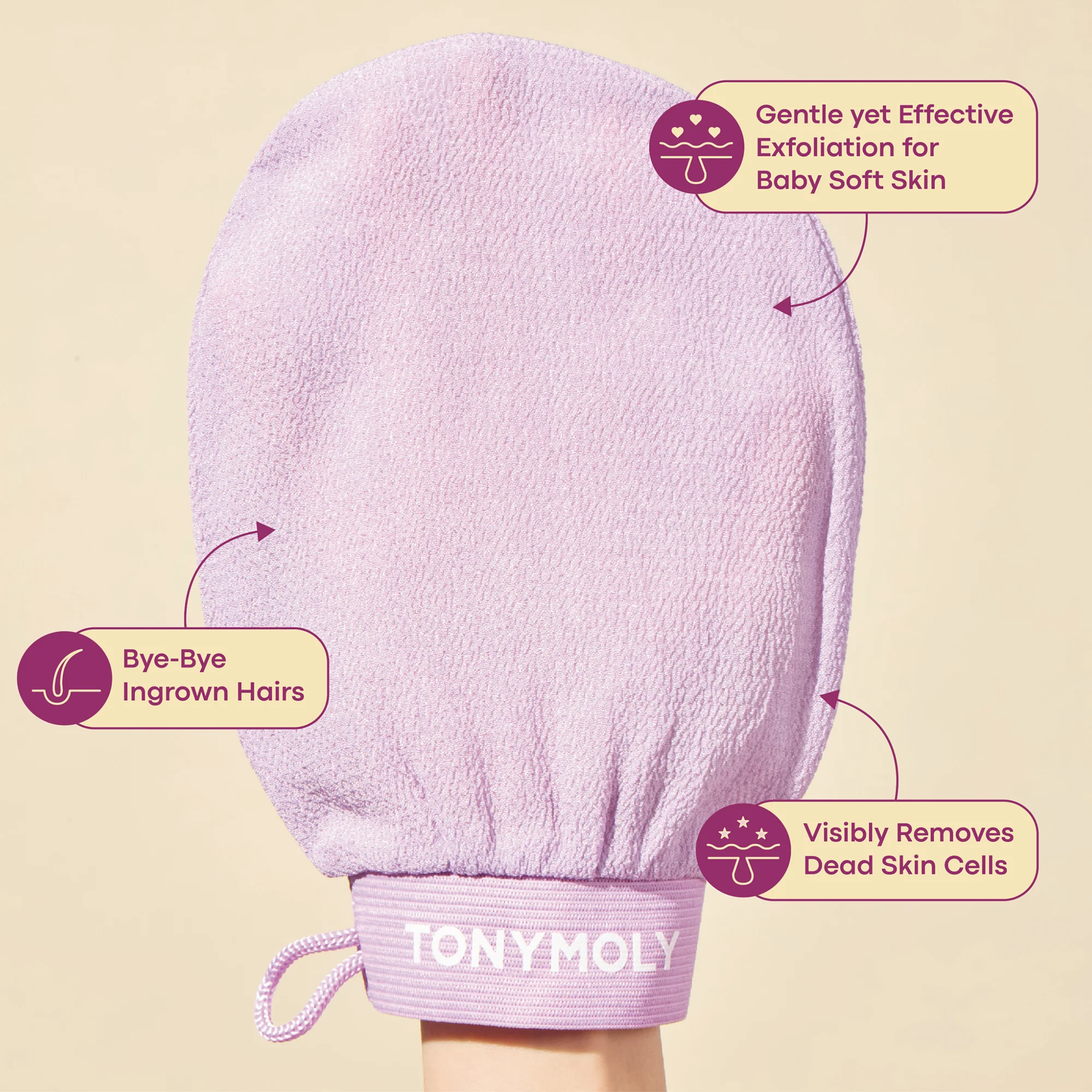 Plum Bum K-Spa Body Exfoliating Glove - Image 5