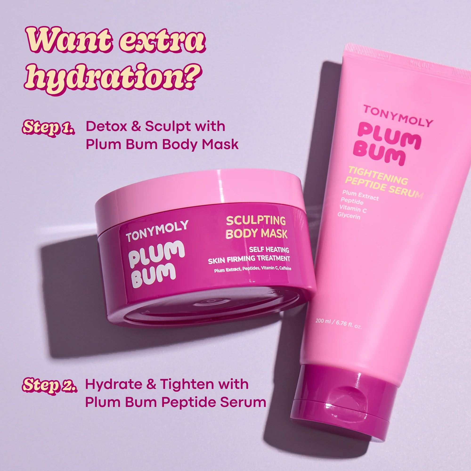Plum Bum Self Heating Sculpting Body Mask - Image 4
