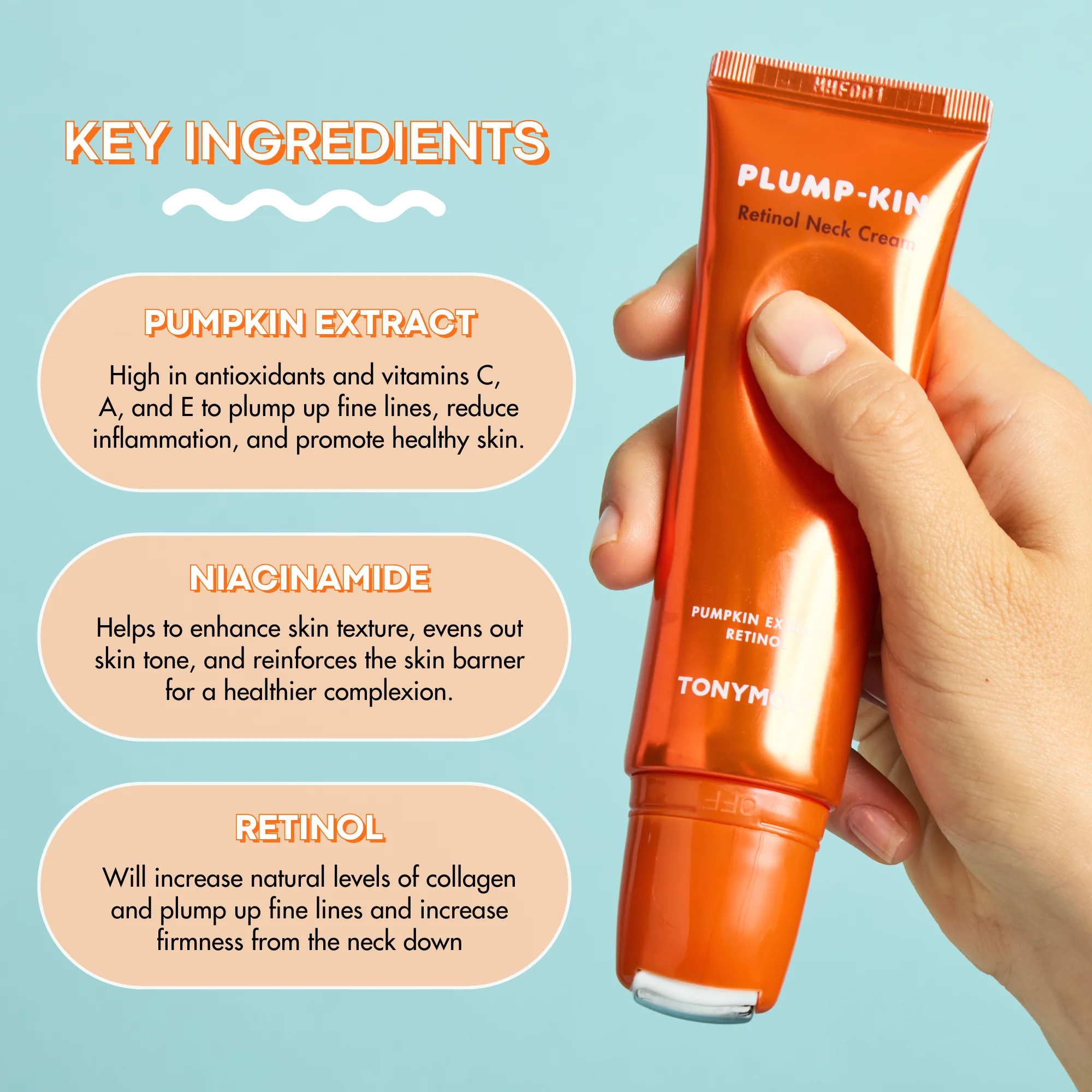 Plump-kin Retinol Neck Cream - Image 7