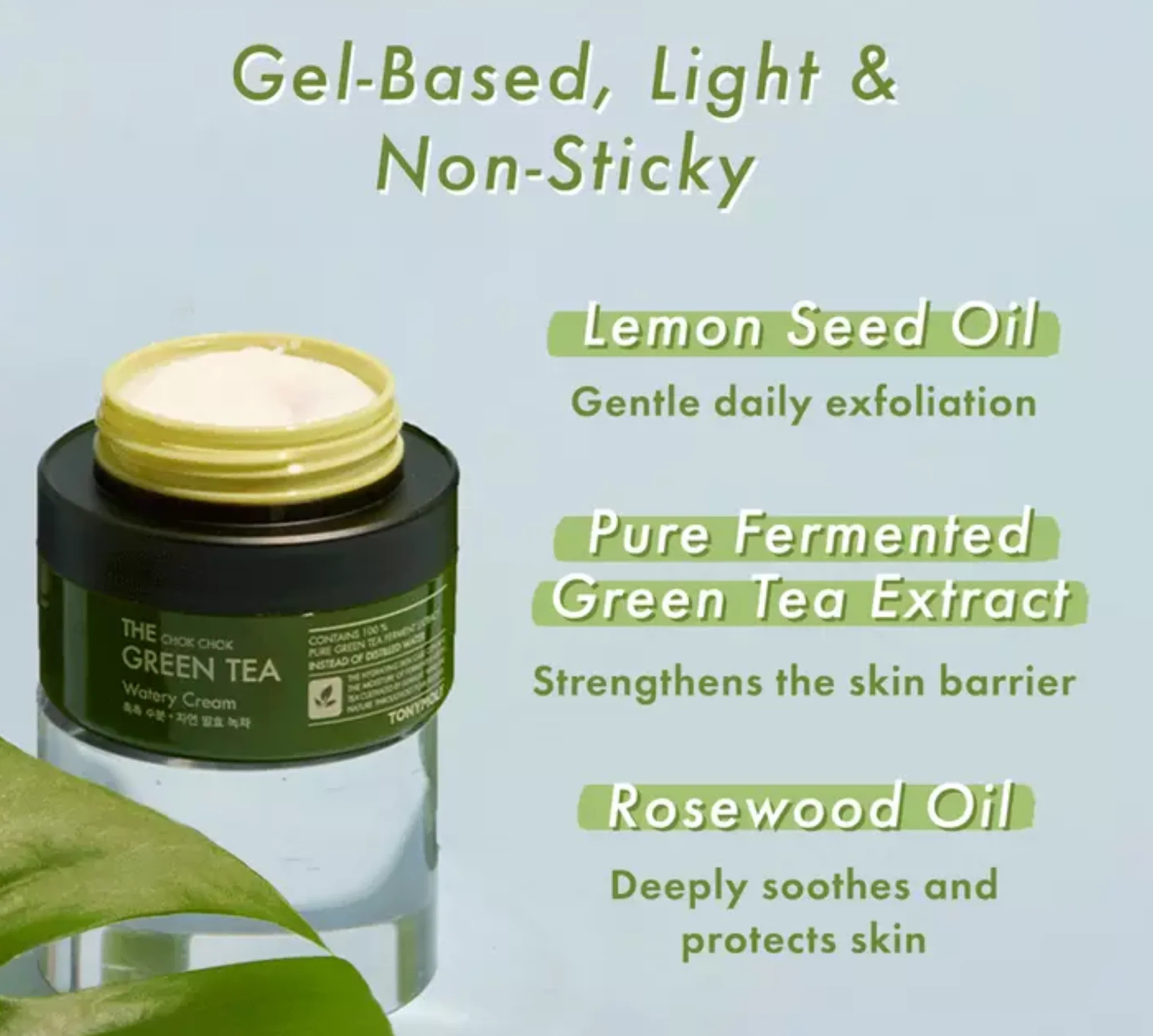 The Chok Chok Green Tea Water Cream - Image 3