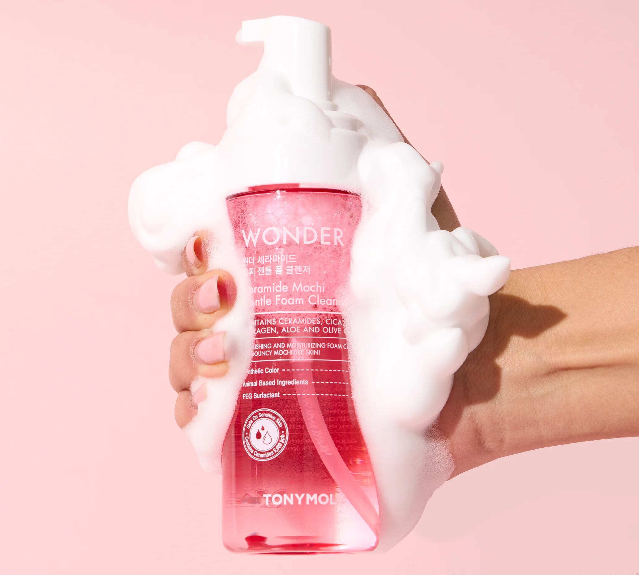 Wonder Ceramide Mochi Gentle Foam Cleanser - Image 3